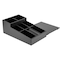 Dacasso Classic Black Leather Coffee Condiment Organizer AG-1028 - alternate 2